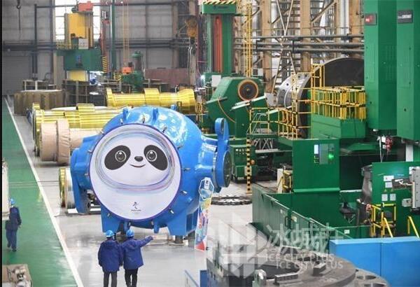重165噸！哈電版“冰墩墩——豐寧抽水蓄能機組球閥